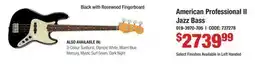 Long & McQuade American Professional II Jazz Bass offer