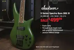 Long & McQuade X Series Spectra Bass SBX IV offer