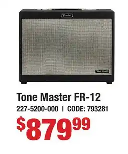 Long & McQuade Tone Master FR-12 offer