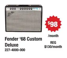 Long & McQuade Fender '68 Custom Deluxe offer