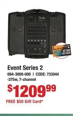 Long & McQuade Event Series 2 offer