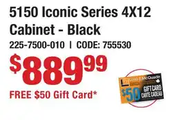 Long & McQuade 5150 Iconic Series 4X12 Cabinet - Black offer