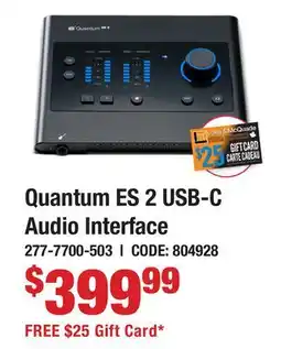 Long & McQuade Quantum ES 2 USB-C Audio Interface offer