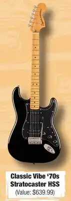 Long & McQuade Classic Vibe '70s Stratocaster HSS offer
