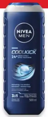 Walmart Nivea body wash 500 mL offer
