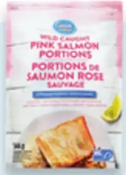 Walmart Great Value raw fish fillets or portions offer