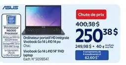 Walmart Vivobook Go 14 L410 14 FHD Laptop offer