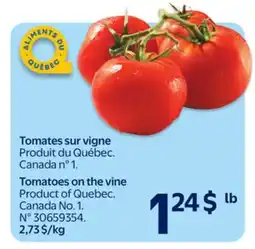 Walmart Tomatoes on the vine offer