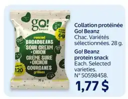 Walmart Go! Beanz protein snack offer