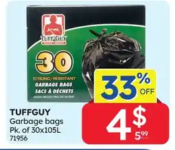 Rossy TUFFGUY Garbage bags offer