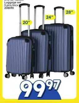 Rossy LUGGAGE SET 3PCS offer