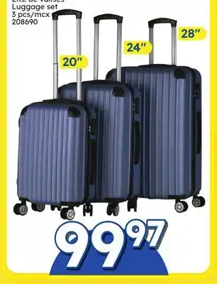 Rossy LUGGAGE SET 3PCS offer