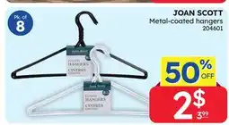 Rossy JOAN SCOTT Metal-coated hangers offer