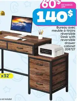 Rossy WOOD OFFICE DESK WITH DRAWERS offer