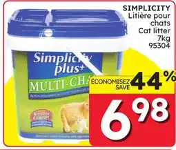 Rossy SIMPLICITY Cat litter offer
