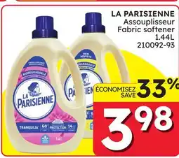 Rossy LA PARISIENNE Fabric softener offer