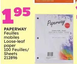 Rossy PAPERWAY Loose-leaf paper offer