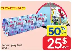 Rossy Pop-up play tent offer