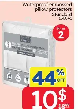 Rossy Waterproof embossed pillow protectors offer