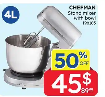 Rossy CHEFMAN Stand mixer with bowl offer