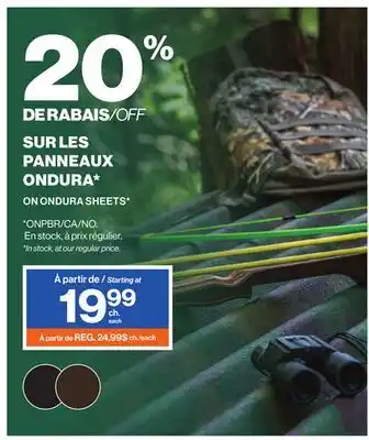 Patrick Morin ONDURA SHEETS offer