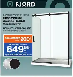 Patrick Morin HECLA Shower Kit offer