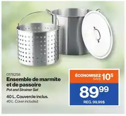 Patrick Morin Pot and Strainer Set offer