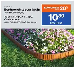 Patrick Morin Stained Lawn Edging offer