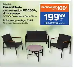 Patrick Morin ODESSA Conversation Set, 4 Pieces offer