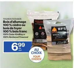 Patrick Morin 100% Cedar Kindling or 100% Hardwood Firewood offer