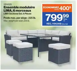 Patrick Morin LIMA Sectional Set, 6 Pieces offer