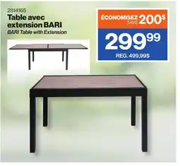 Patrick Morin BARI Table with Extension offer