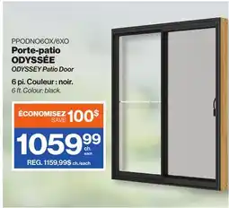 Patrick Morin ODYSSEY Patio Door offer