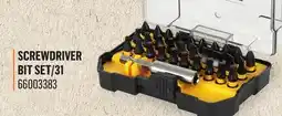 Canac Screwdriver Bit Set/31 offer