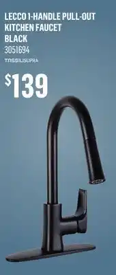 Canac Lecco 1-Handle Pull-Out Kitchen Faucet offer
