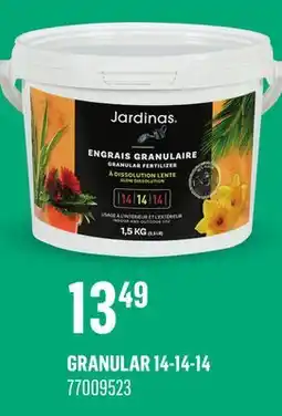 Canac Granular Fertilizer 14-14-14, 1.5 kg offer