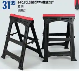 Canac 2-Pc. Folding Sawhorse Set 22 in offer