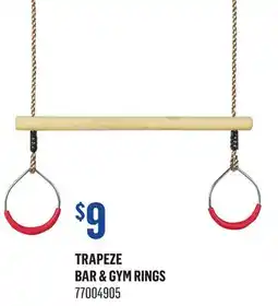 Canac Trapeze Bar & Gym Rings offer