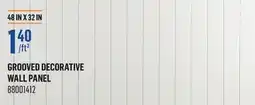 Canac Grooved Decorative Wall Panel offer