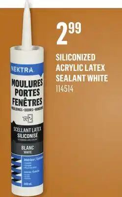 Canac Siliconized Acrylic Latex Sealant White offer