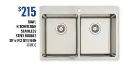 Canac Bowl Kitchen Sink Stainless steel offer