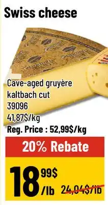 Mayrand Swiss Cave-Aged Gruyère Cheese offer