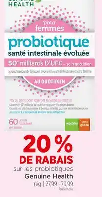 Avril Probiotiques offer