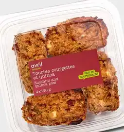 Avril tourtes courgettes et quinoa offer