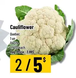Mayrand Cauliflower Quebec offer