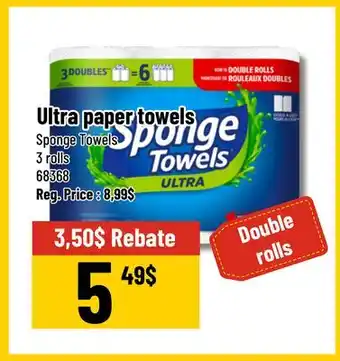 Mayrand 3=6 Ultra Paper Towels Sponge Towels offer