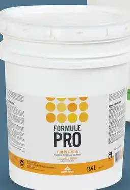 Canac Formule Pro Eggshell Interior Latex Paint Natural White & Colours 18.9 L offer