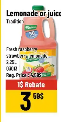 Mayrand Raspberry Strawberry Lemonade 2.25 L tradition Quebec offer