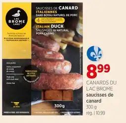 Avril Saucisses de canard offer