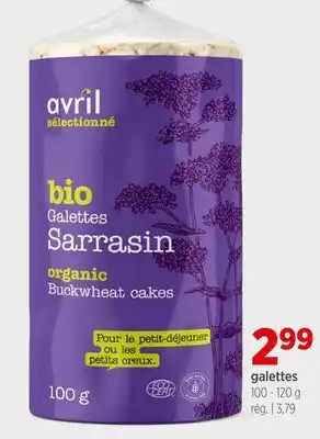 Avril Galettes offer